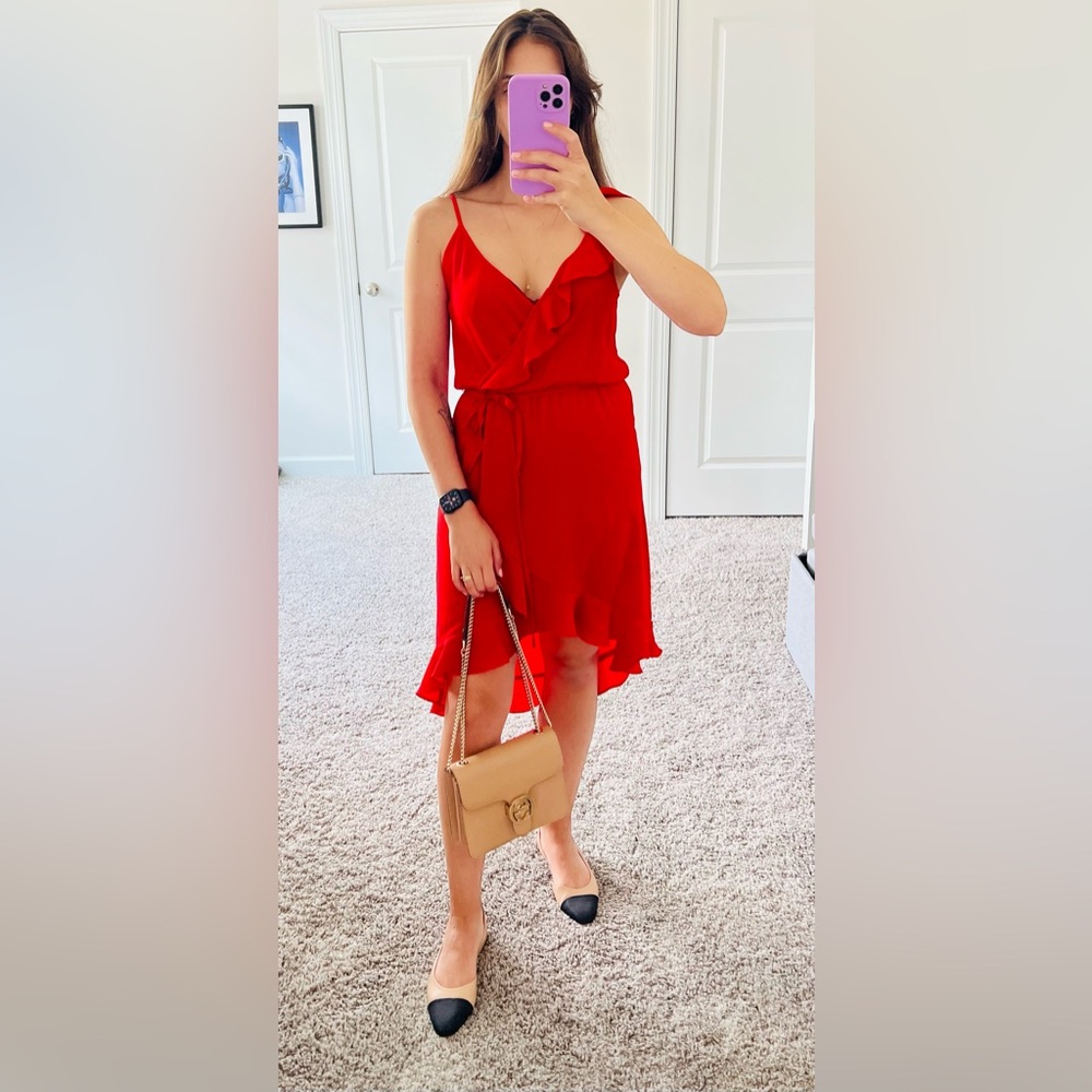 ❤️ Beautiful Red Dress – H&M, Size Small, Paris Boutique Find